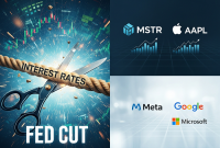 کاهش نرخ بهره فدرال رزرو، زمینه را برای گزارش درآمد MSTR و AAPL فراهم کرد: متا، گوگل، مایکروسافت از قبل در کانون توجه